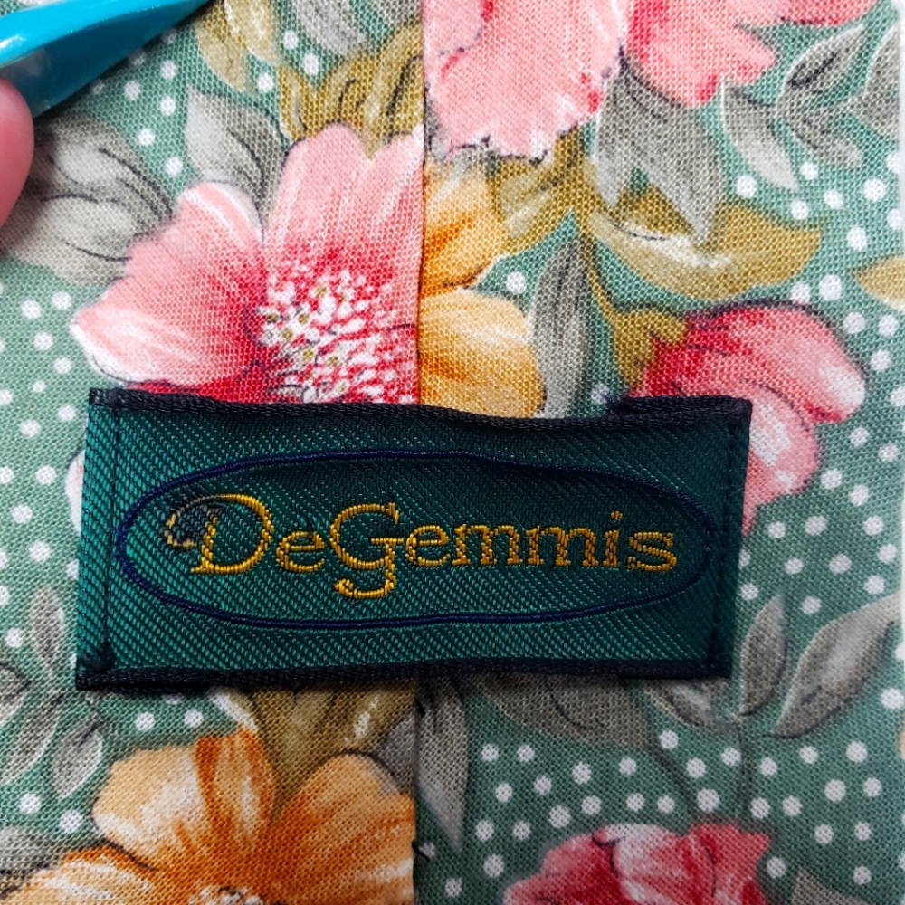 Bob DeGemmis Floral Tie